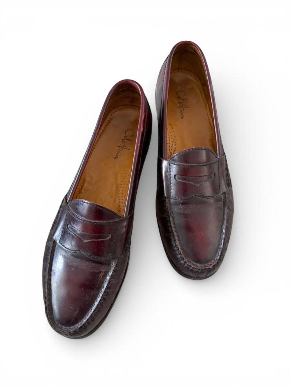 COLE HAAN Mens Brown Leather Loafer Dress Shoes Size 9.5 - Picture 4 of 4